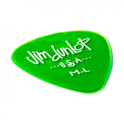 Dunlop Gels Green Medium Light -plektrat, 72kpl - Aron Soitin
