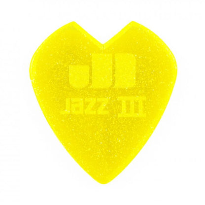 Dunlop Jazz III Kirk Hammett Yellow Sparkle, 6 kpl