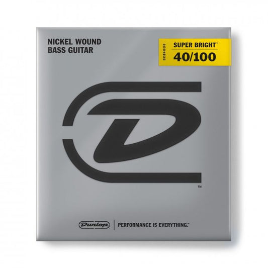 Dunlop Super Bright Nickel 40-100 Medium Scale - Aron Soitin