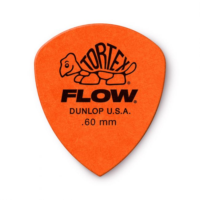 Dunlop Tortex Flow .60mm -plektra, 12kpl - Aron Soitin