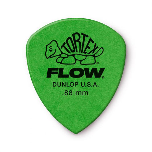 Dunlop Tortex Flow .88mm -plektra, 12kpl - Aron Soitin