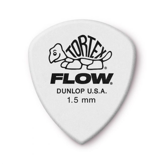 Dunlop Tortex Flow 1.50mm -plektra, 12kpl - Aron Soitin