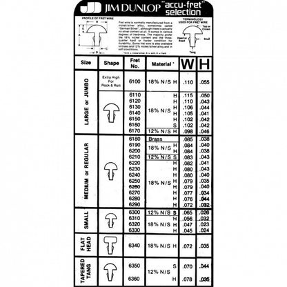 Dunlop 6120 Jumbo otelautanauha 60cm - Aron Soitin