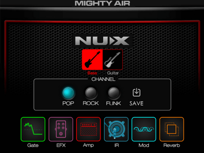 NUX MIGHTY AIR KITARA/BASSOVAHVISTIN BT/STEREO - Aron Soitin