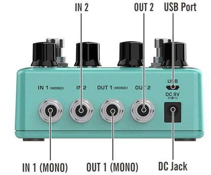 NUX NDD-6 DUO TIME STEREO DELAY - Aron Soitin