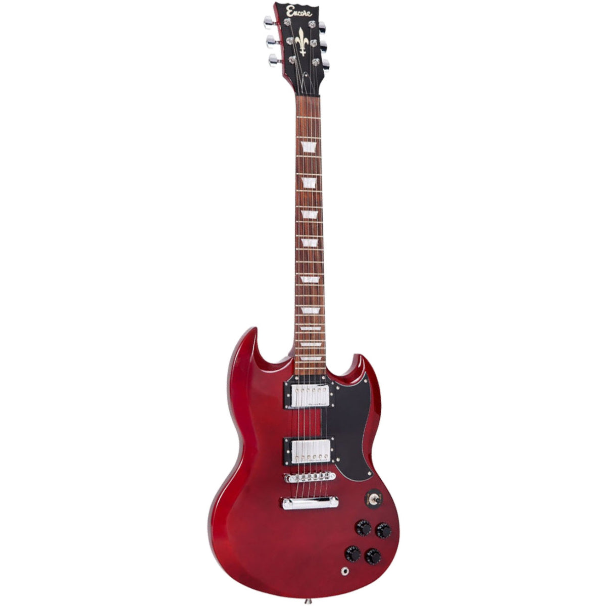 Encore E69CR Electric Guitar Cherry Red - Aron Soitin