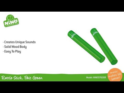 Nino Percussion NINO576GR Rattle Stick vihreä