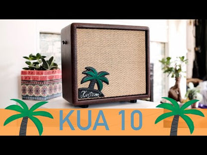 Kustom KUA10 Ukulele Battery Powered Amp10W w/Straps & Piezo Pickup