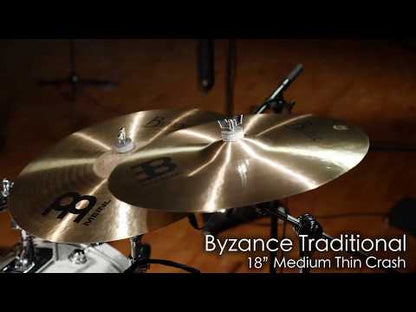 Meinl 18" Byzance Brilliant Medium Thin Crash