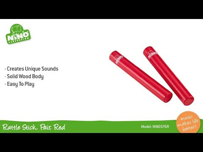 Nino Percussion NINO576R Rattle Stick punainen