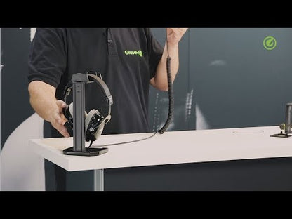 Gravity HP HTC 01 B Desk-Mount Headphones Hanger