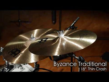 Meinl 18" Byzance Traditional Thin Crash