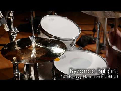Meinl 14" Byzance Brilliant Heavy Hammered Hihat