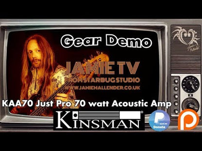 Kinsman KAA70BK 70w Acoustic Amp kaiutin (akku/verkkovirta)