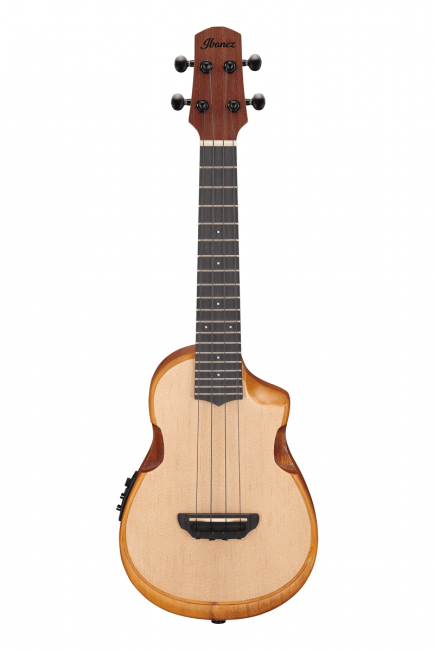 Ibanez AUC10E-OPN ukulele mikrofonilla, pussilla