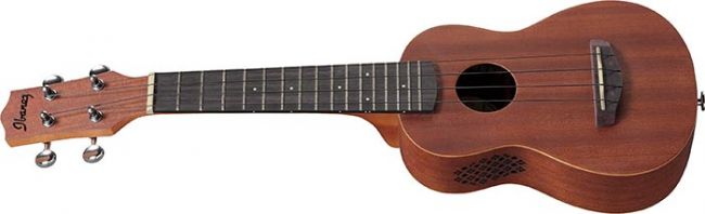 Ibanez UKS100-OPN ukulele, pussilla - Aron Soitin