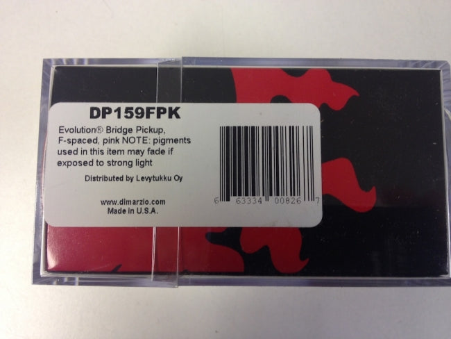DiMarzio DP159F-PK Evolution bridge - Aron Soitin