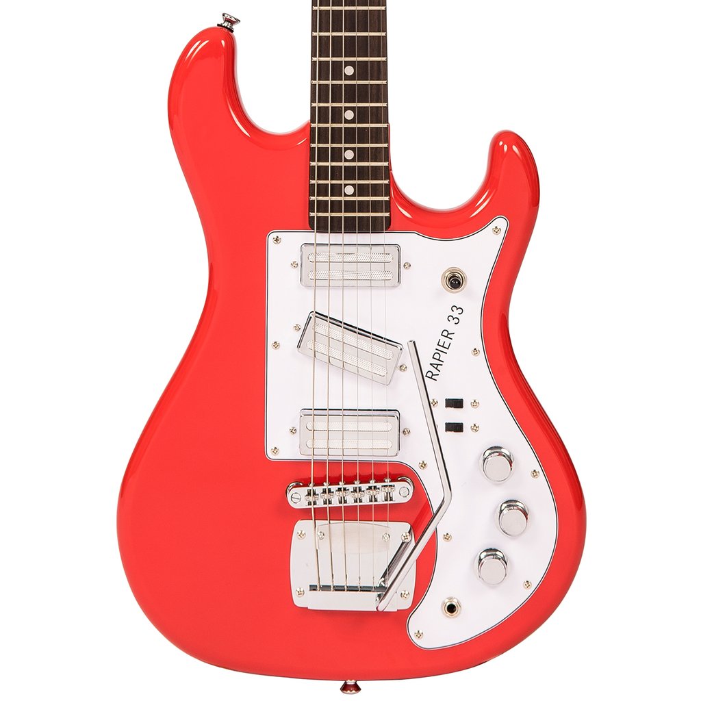 Rapier 33 Electric Guitar ~ Fiesta Red New - Aron Soitin