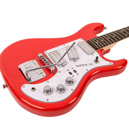 Rapier 33 Electric Guitar ~ Fiesta Red New - Aron Soitin