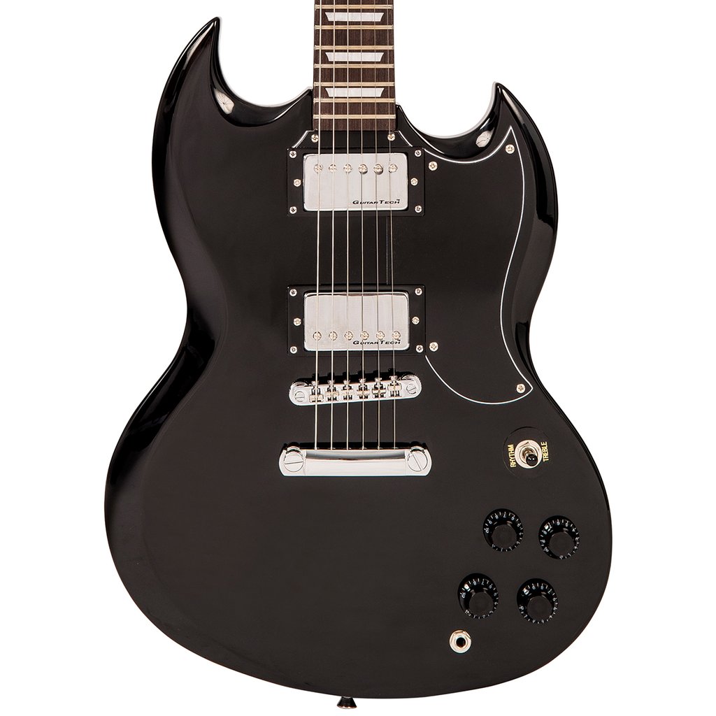 Encore EBP-E69BLK Electric Guitar Pack Gloss Black - Aron Soitin