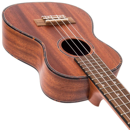 Laka Mahogany Deluxe Series Ukulele & Bag ~ Concert - Aron Soitin