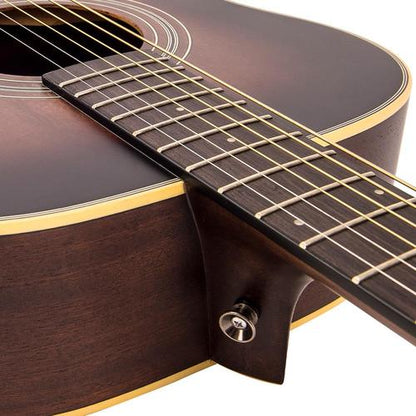 Vintage V300AQ Acoustic Folk Guitar ~ Antiqued - Aron Soitin