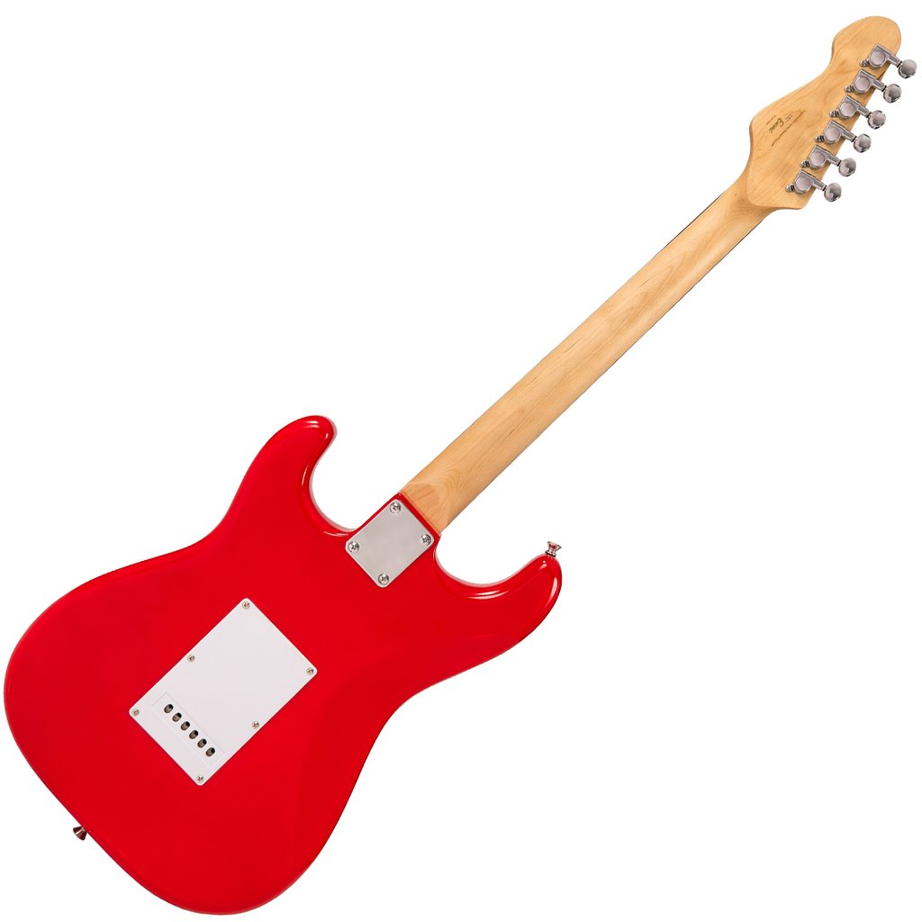 Encore E6RED Stratocaster sähkökitara - Aron Soitin