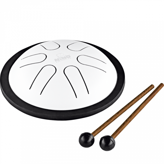 Nino Percussion Mini Melody kielirumpu valkoinen - Aron Soitin