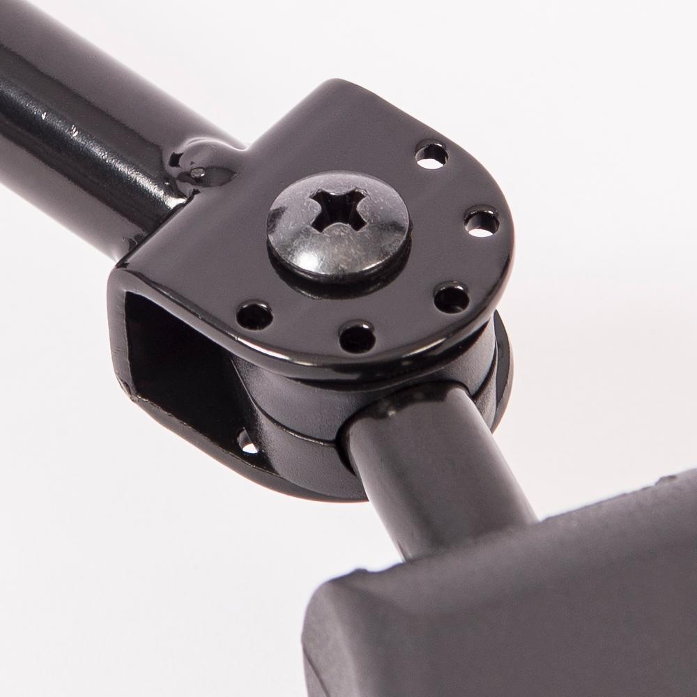 Kinsman KWH8 Auto Lock Slatwall kitaran seinäteline musta/pitkä - Aron Soitin