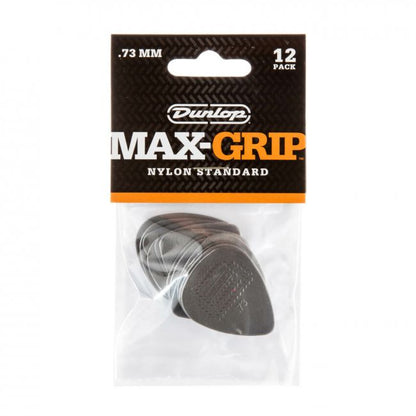 Dunlop Max-Grip Nylon Standard -plektrat 0.73mm, 12kpl - Aron Soitin