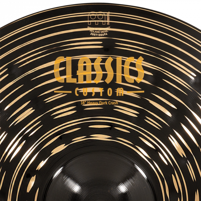 Meinl 18" Classics Custom Dark Heavy Crash - Aron Soitin