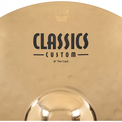 Meinl Classics Custom 18" Thin Crash - Aron Soitin