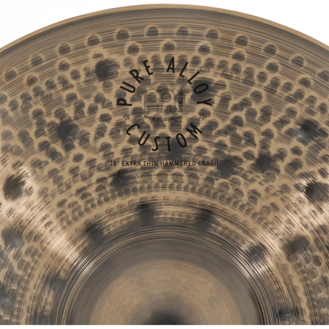 Meinl 18" Pure Alloy Custom Extra Thin Hammered Crash - Aron Soitin