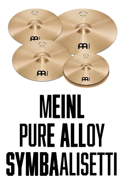 Meinl Pure Alloy Set -symbaalisetti - Aron Soitin