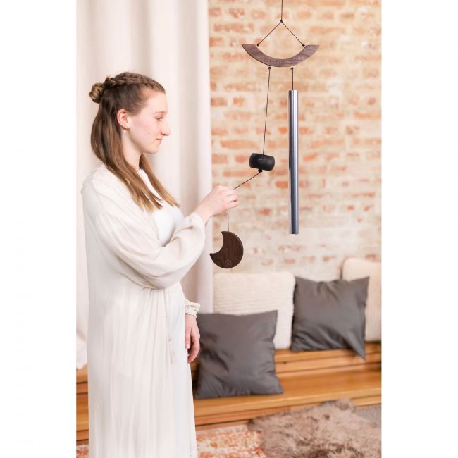 Meinl Sonic Energy Energy Moon Meditation Chime, silver - Aron Soitin