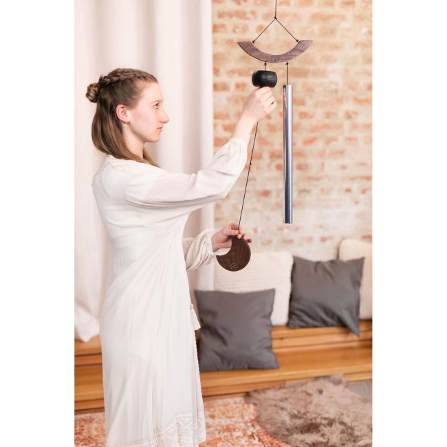 Meinl Sonic Energy Energy Moon Meditation Chime, silver - Aron Soitin