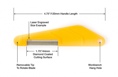 MUSICNOMAD MN650 DIAMOND COATED NUT FILE SATULAN TIMANTTIVIILA - Aron Soitin