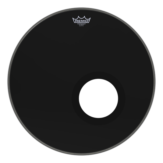 Remo 22" Powerstroke 3 Ebony Resonant - Aron Soitin