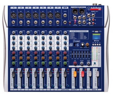 AUDIODESIGNPRO PAMX2.711 USB-MIKSERI FX/BT - Aron Soitin