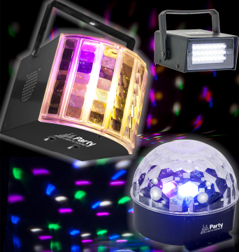 PARTY 3-PACK LED VALOSETTI - Aron Soitin