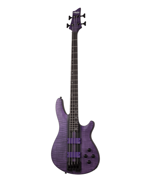 Schecter C-4 GT Satin Trans Purple -bassokitara - Aron Soitin