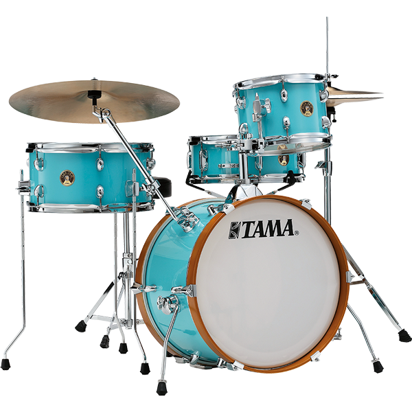 Tama Club Jam Aqua Blue telineillä ja tuolilla - Aron Soitin