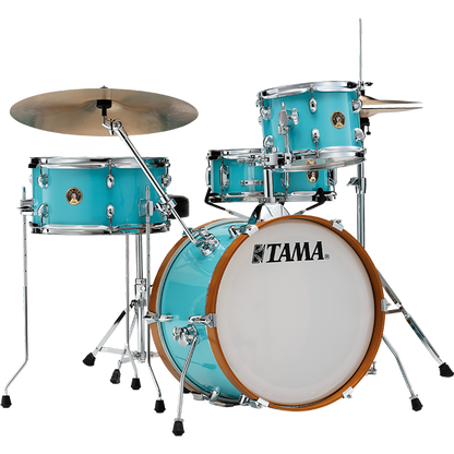 Tama Club Jam Aqua Blue telineillä ja tuolilla - Aron Soitin