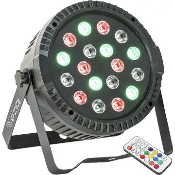 IBIZA LIGHT THINPAR-18X1W RGB LED VALO - Aron Soitin