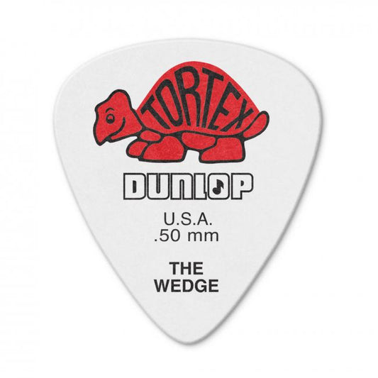 Dunlop Tortex Wedge -plektra 0.50mm, 12kpl - Aron Soitin