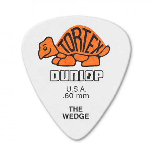 Dunlop Tortex Wedge -plektra 0.60mm, 12kpl - Aron Soitin