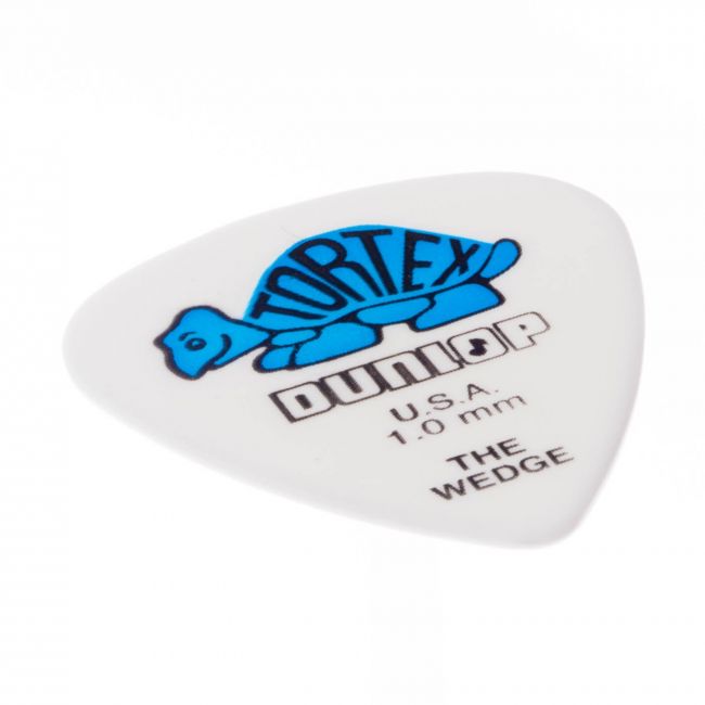 Dunlop Tortex Wedge -plektra 1.00mm, 12kpl - Aron Soitin