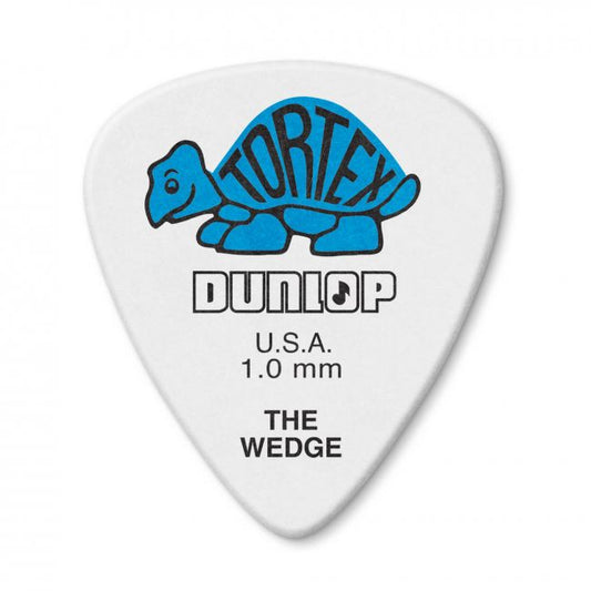 Dunlop Tortex Wedge -plektra 1.00mm, 12kpl - Aron Soitin
