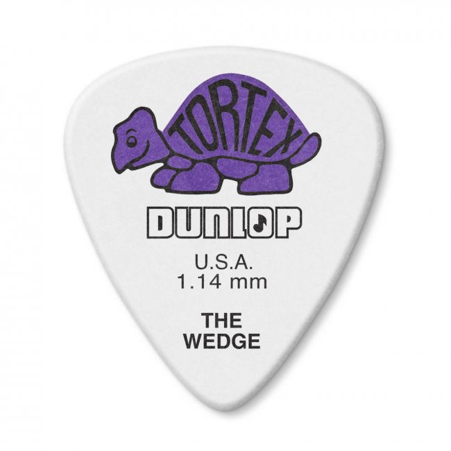 Dunlop Tortex Wedge -plektra 1.14mm, 12kpl - Aron Soitin