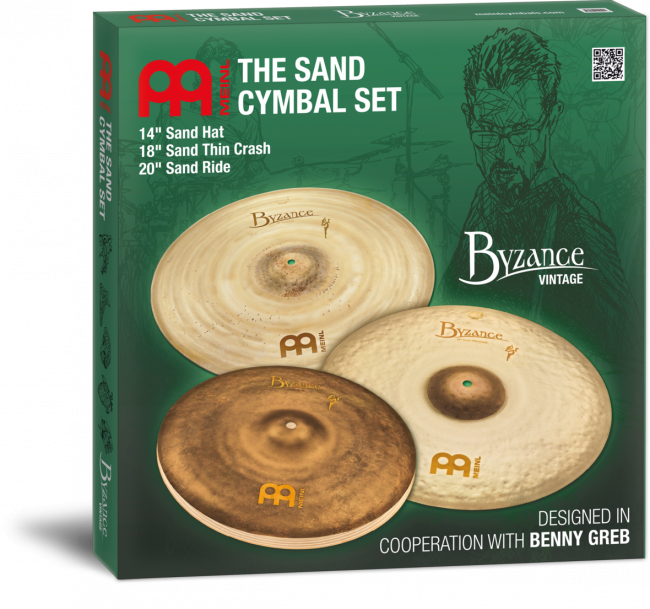 Meinl Byzance Vintage Sand Cymbal Set - Aron Soitin